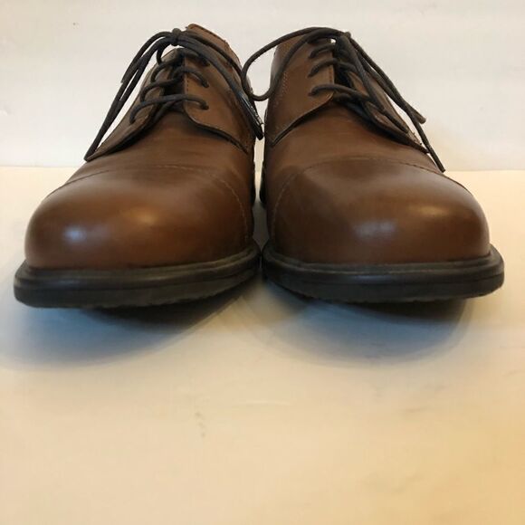 Rockport Essential Detail II cap toe shoe Brown 8 - Picture 2 of 11